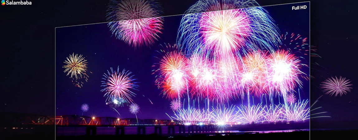 کیفیت تصویر Full HD تلویزیون ال جی LV300